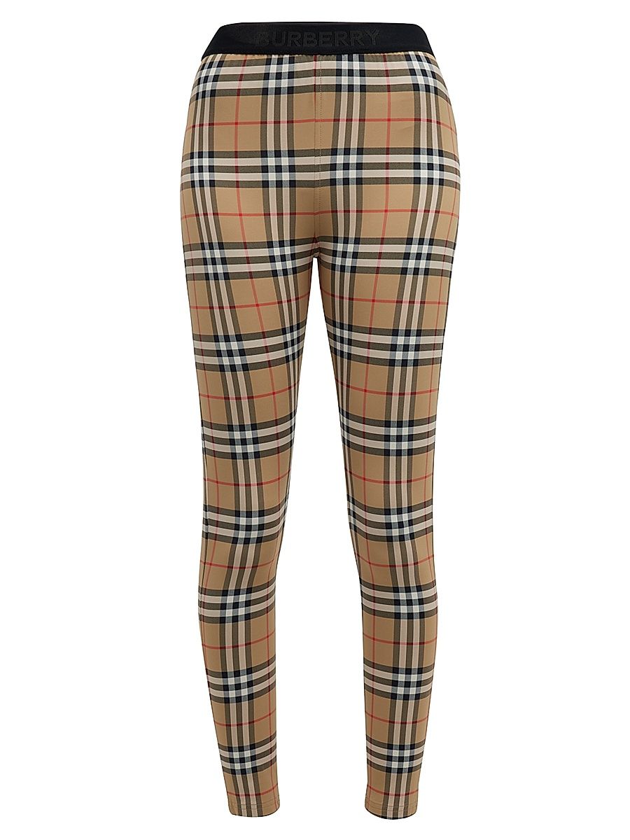 Women's Belvoir Vintage Check Leggings - Archive Beige - Size XXS