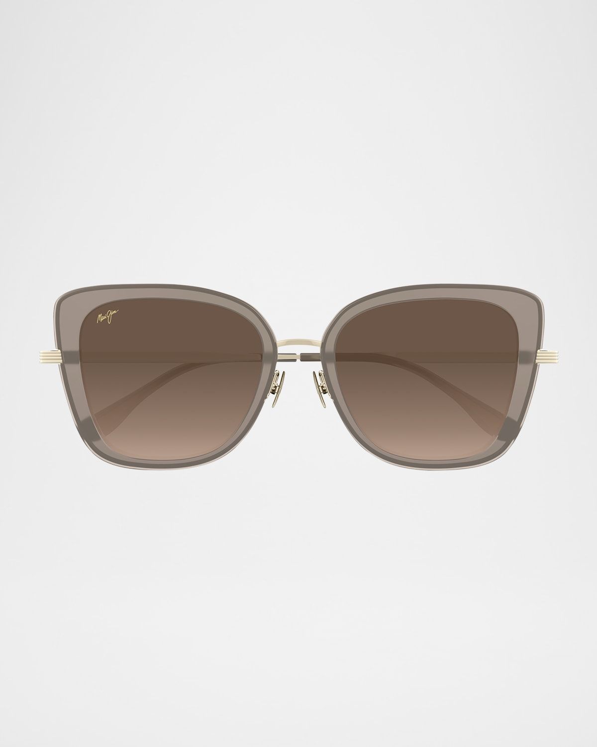 Men & apos;s Violet Lake Titanium and Acetate Cat-Eye Sunglasses