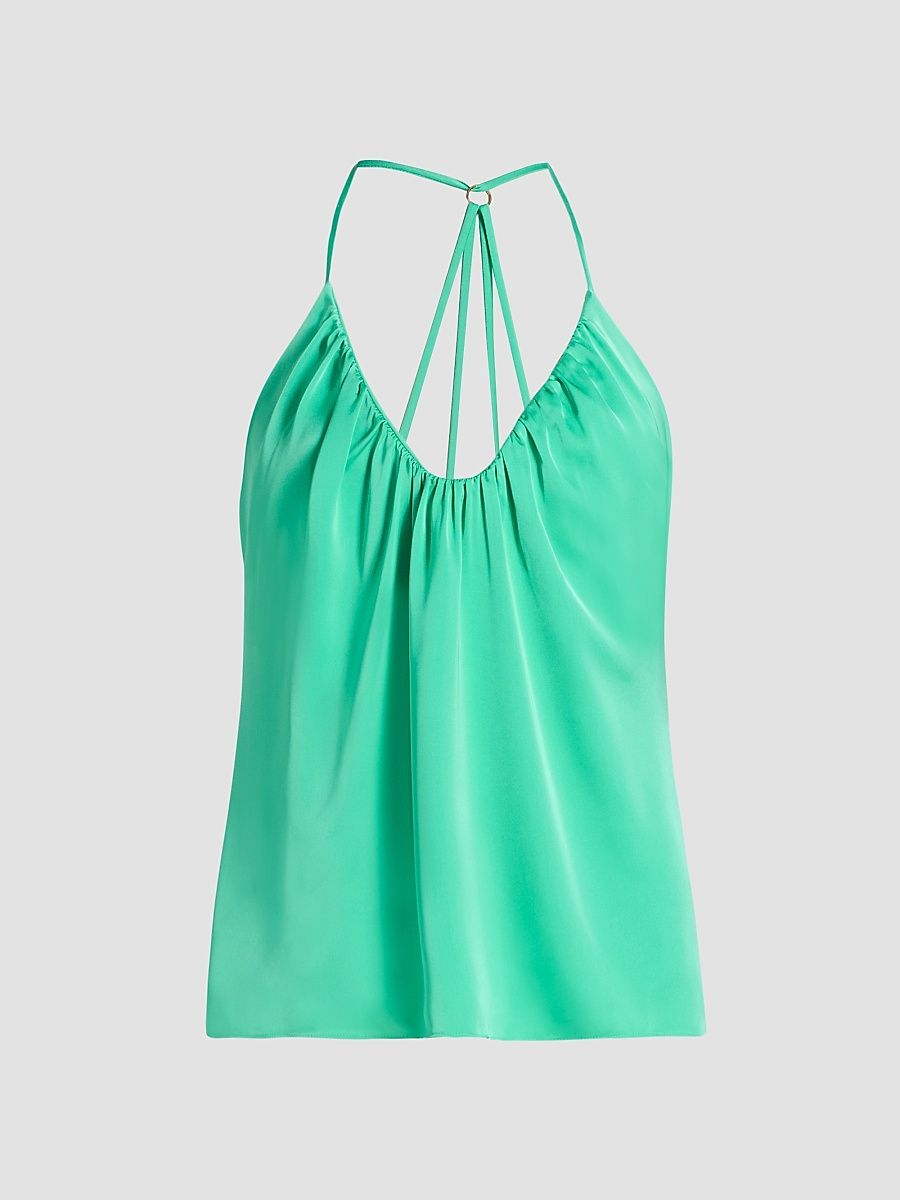 Women's Lauren Halterneck Top - Jade - Size XXL