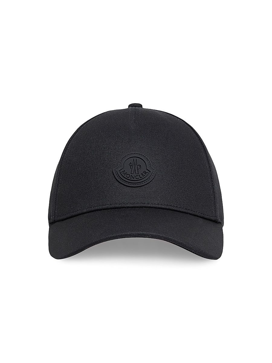 Women's Baseball Hat in Cotton Gabardine - Black