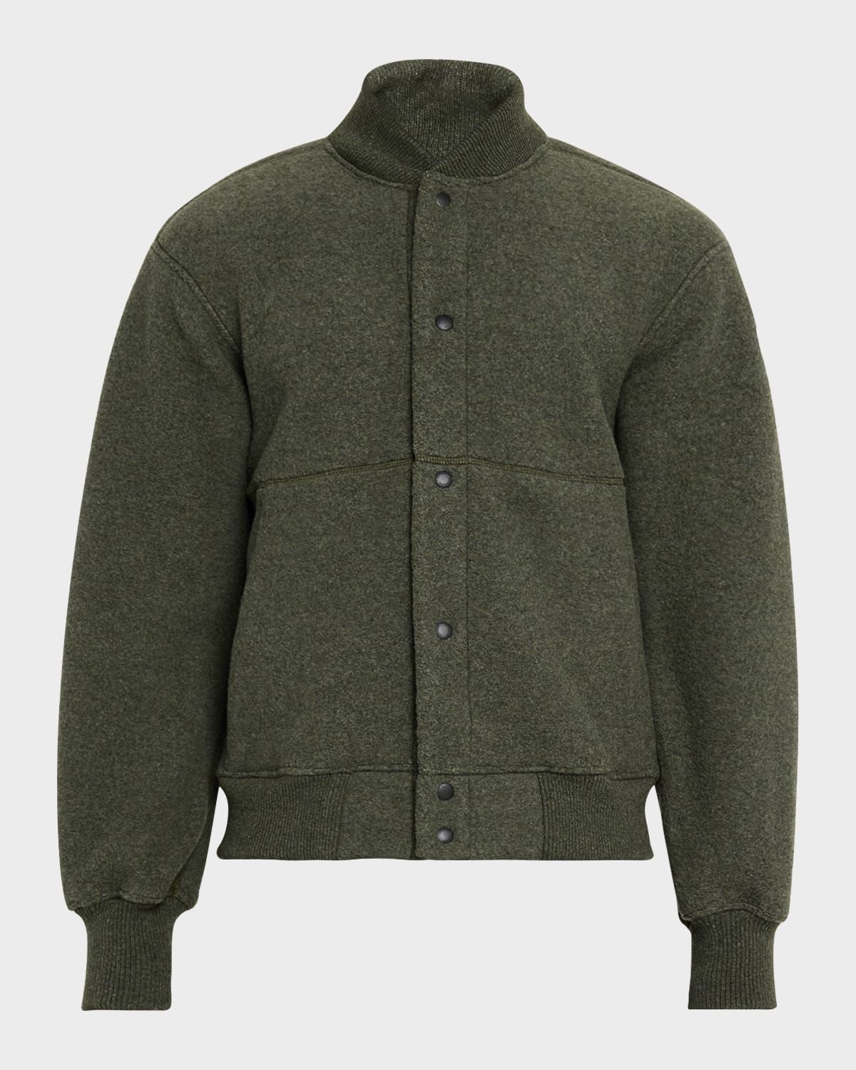 Men & apos;s Hudson Fleece Snap-Front Bomber Jacket