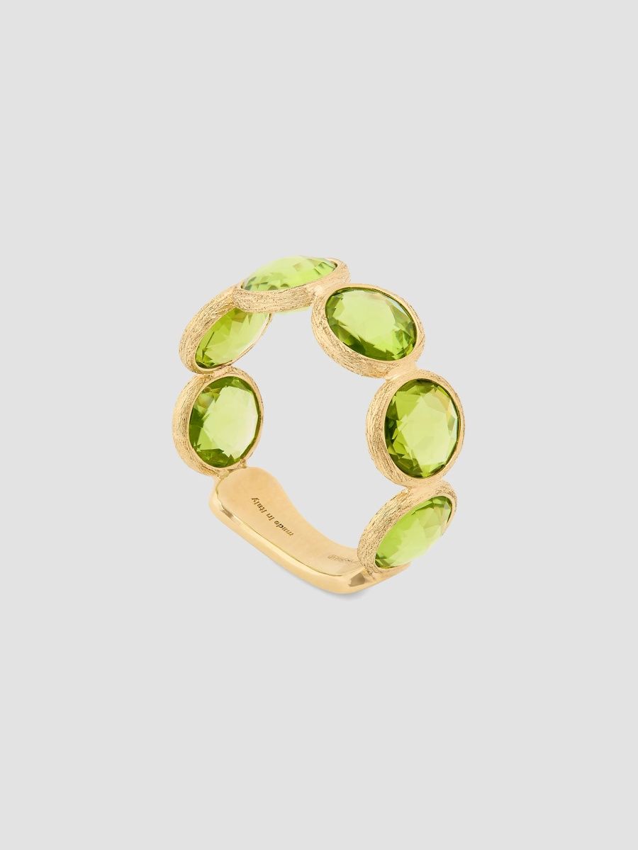 Marco Bicego Women's Jaipur Color 18K Yellow Gold Peridot Bezel Ring - Yellow Gold - Size 7