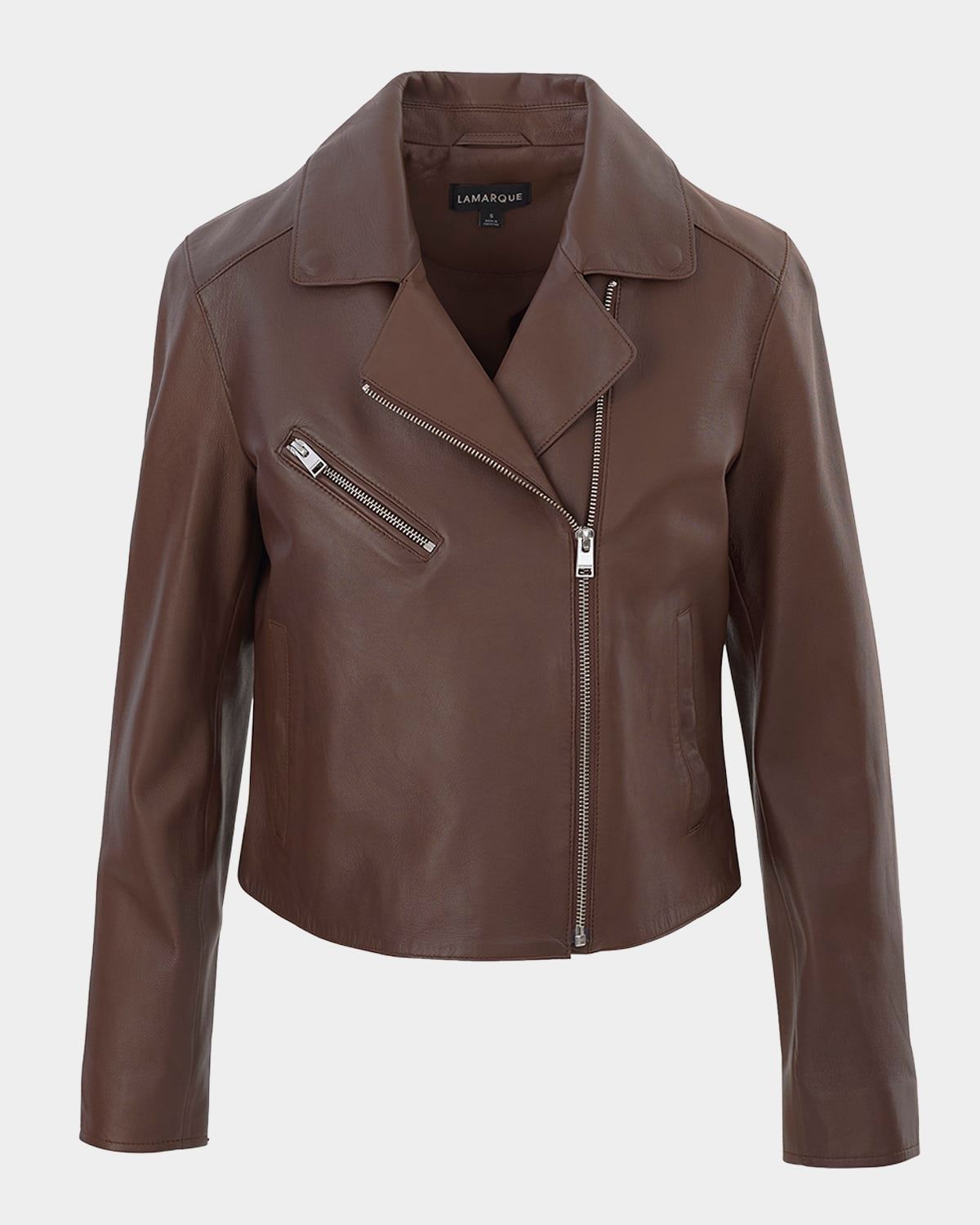Valeria Leather Biker Jacket