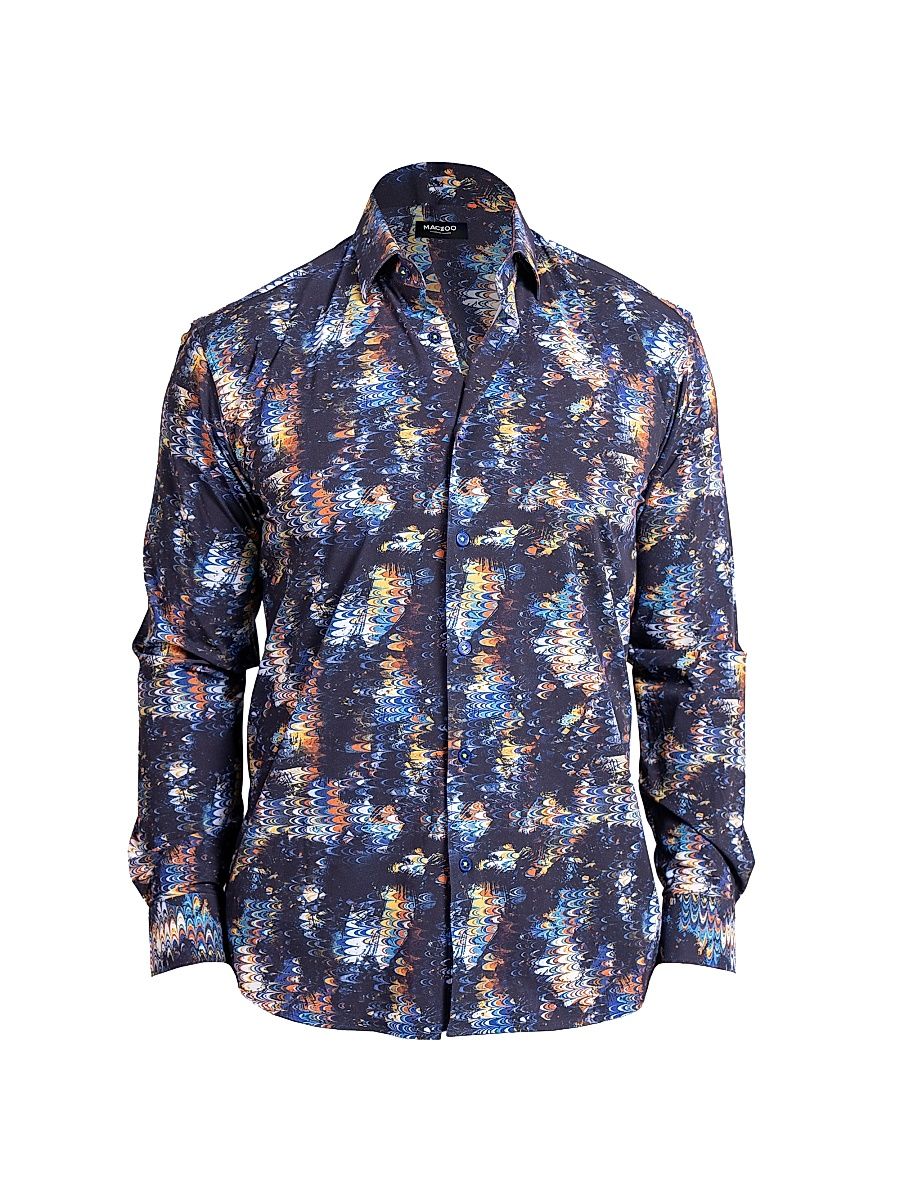 Men's Fibonacci Stretch Ascension Shirt - Black - Size Small
