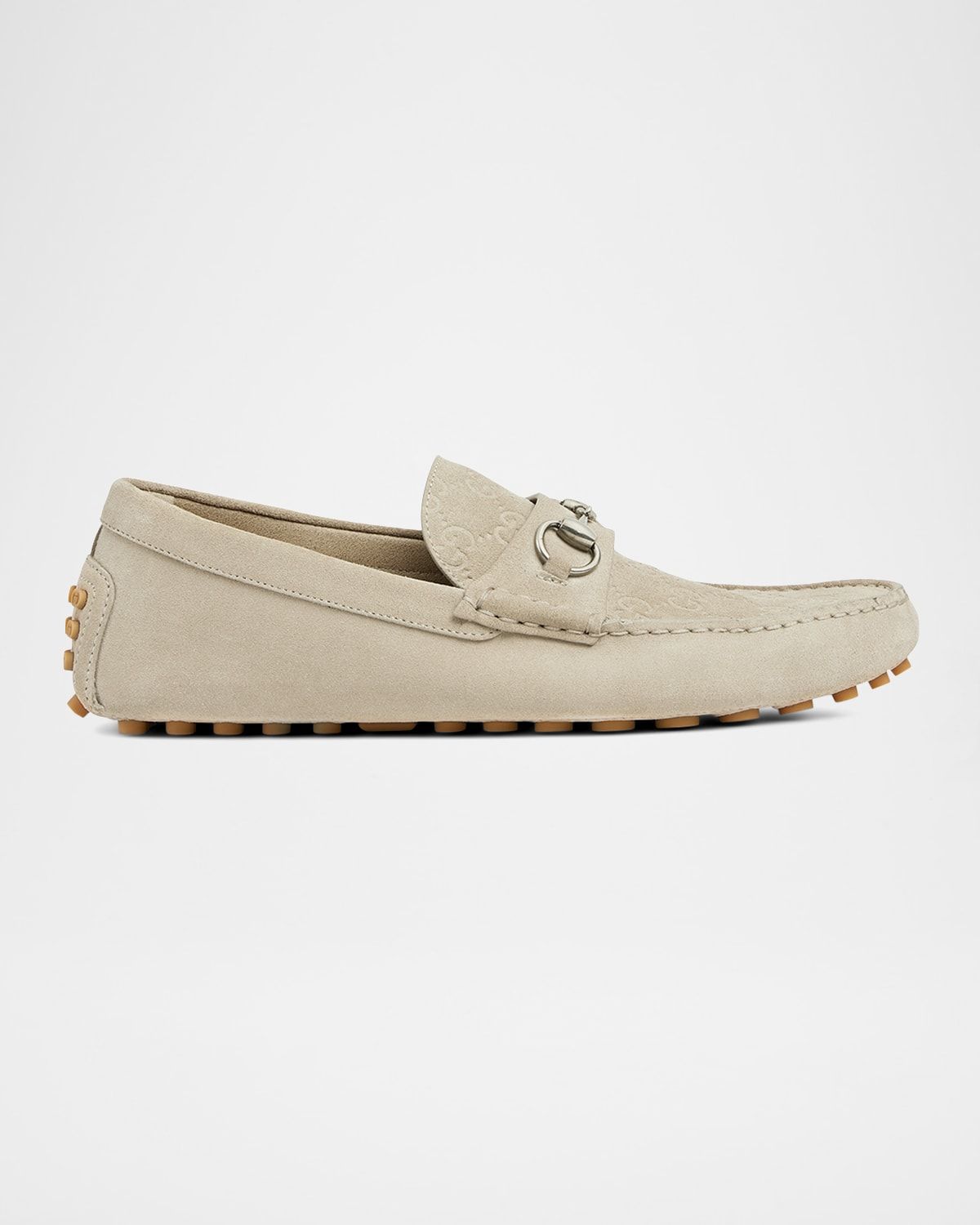 Men & apos;s Byorn Guccisima Suede Bit Loafers