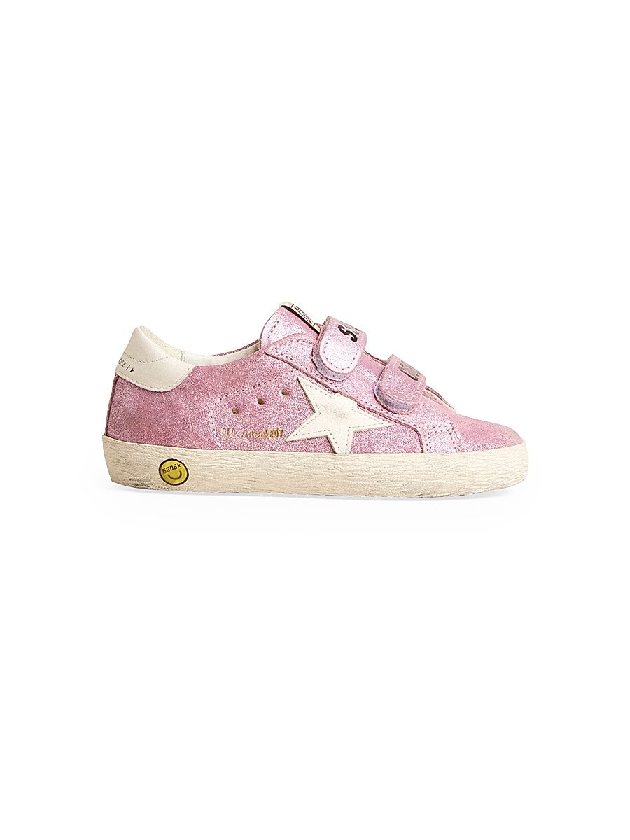 Baby Girl's, Little Girl's & Girl's Old School Glitter & Star Sneakers - Pink - Size 1.5 (Child)