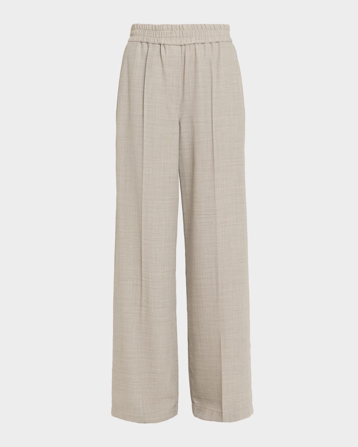 Fluid Wool Crepe Pants