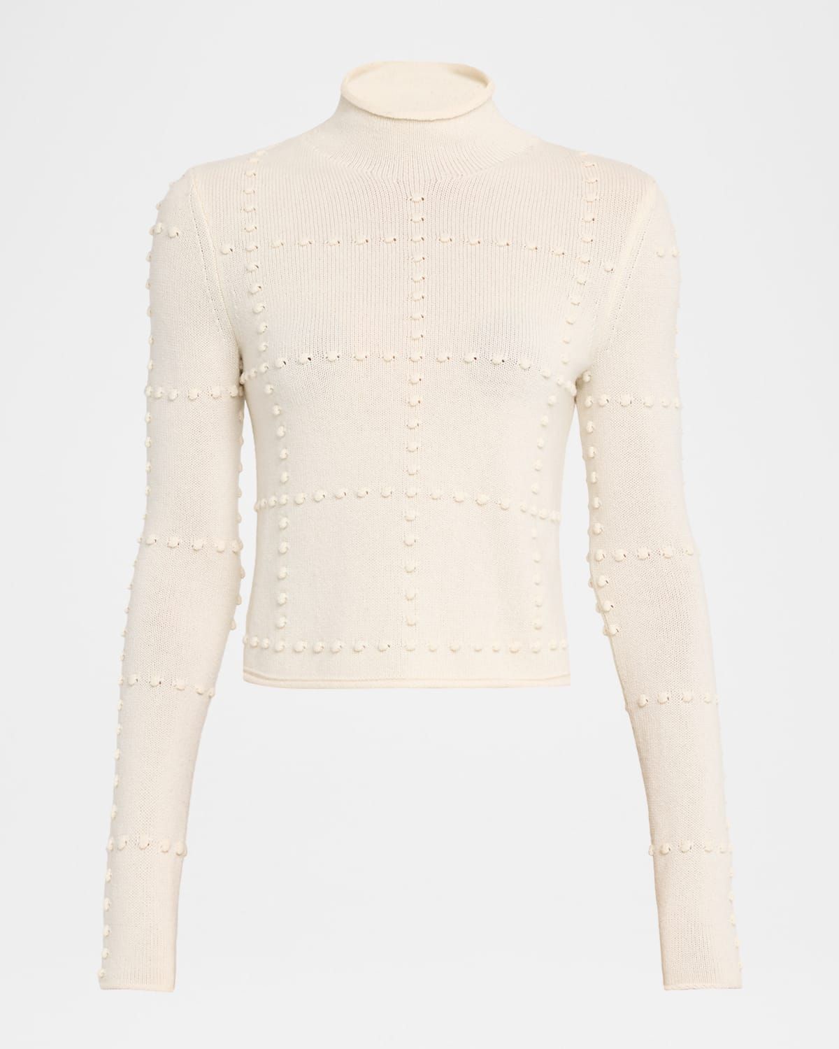 Wool Cashmere Popcorn Sweater