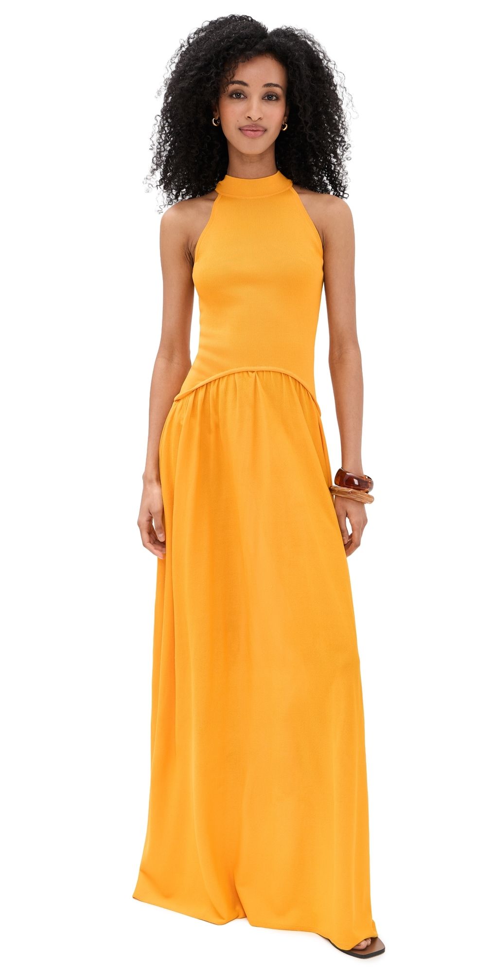 Solid & Striped The Isola Dress Pineapple L