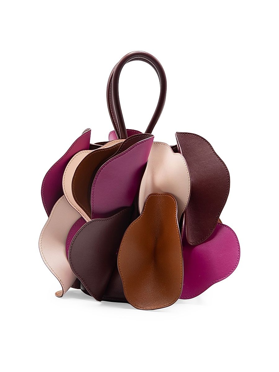 Women's Flower Leather Bag