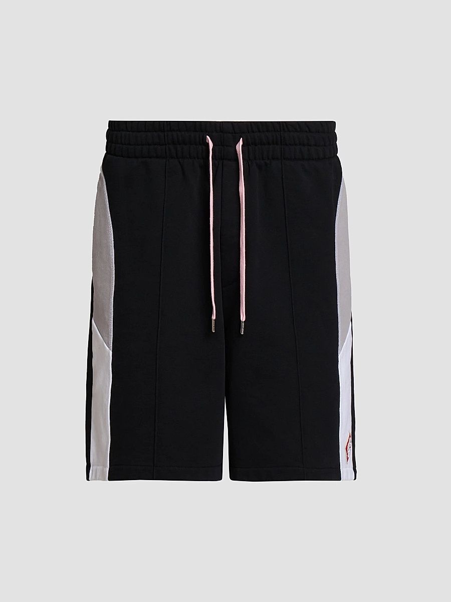 Casablanca Men's Colorblock Sweat Shorts - Black - Size XXL