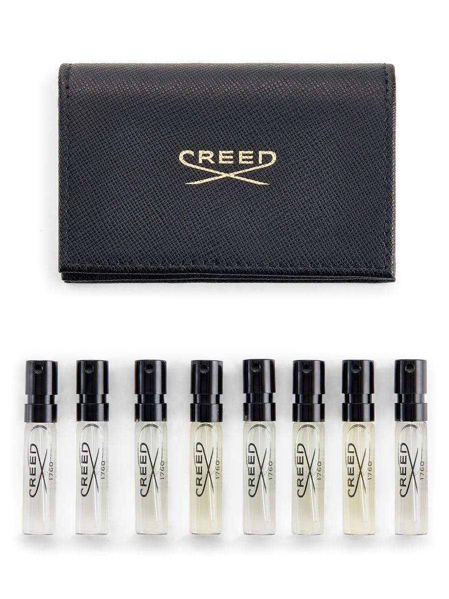 Creed Women's Leather Wallet 8-Piece Fragrance Discovery Set
