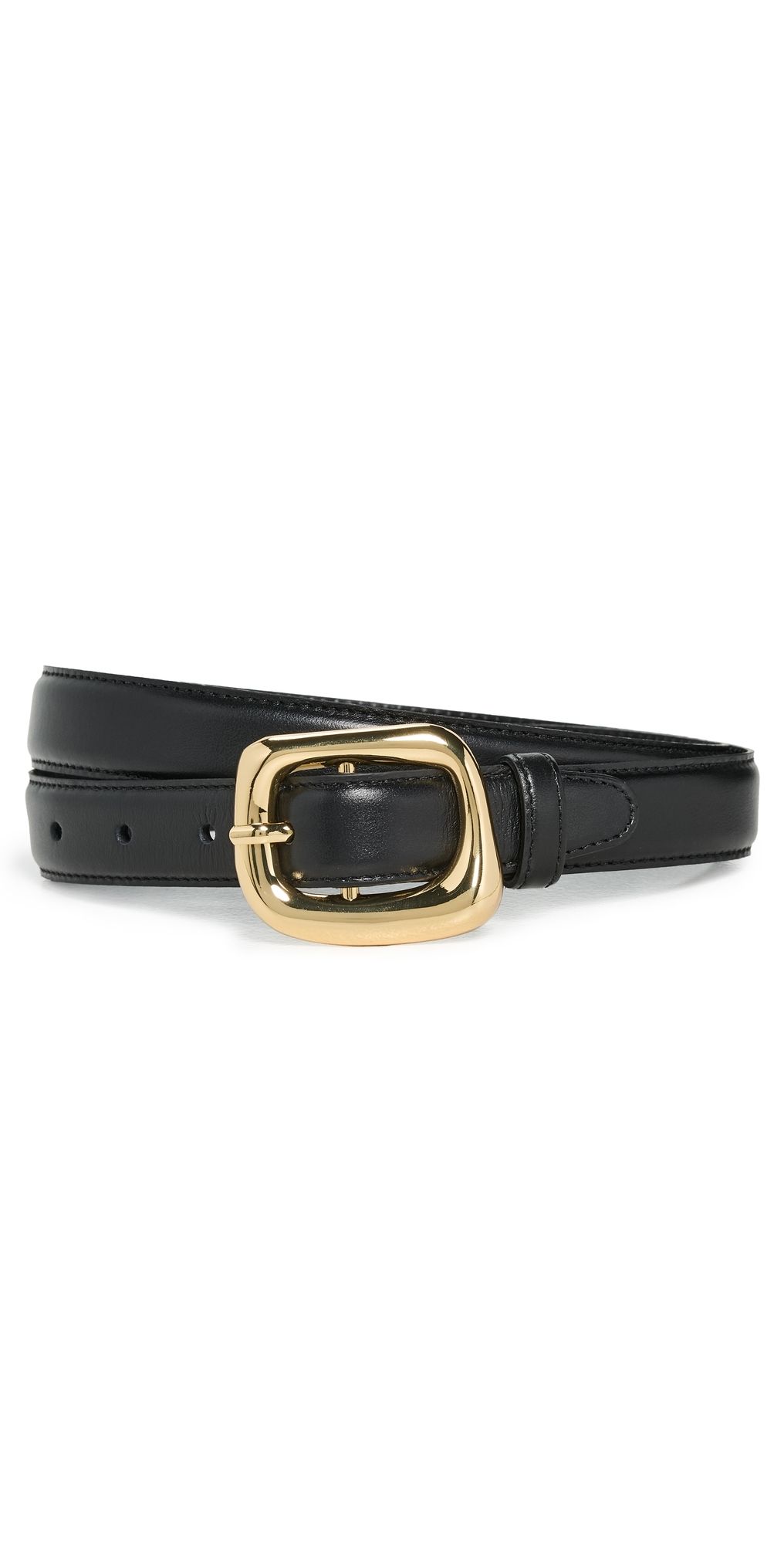 FRAME The Organic Buckle Belt Black L