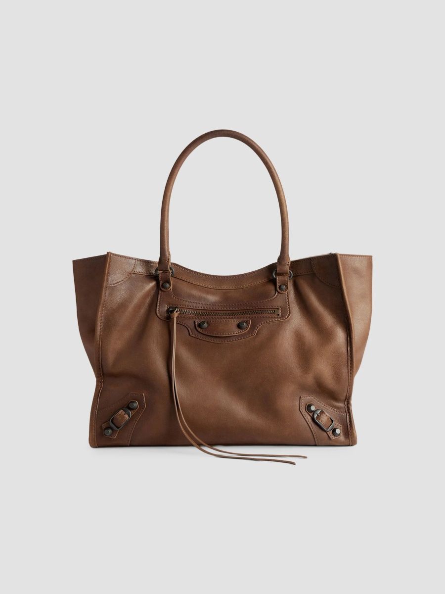 Balenciaga Women's Le City Tote Bag - Caramel