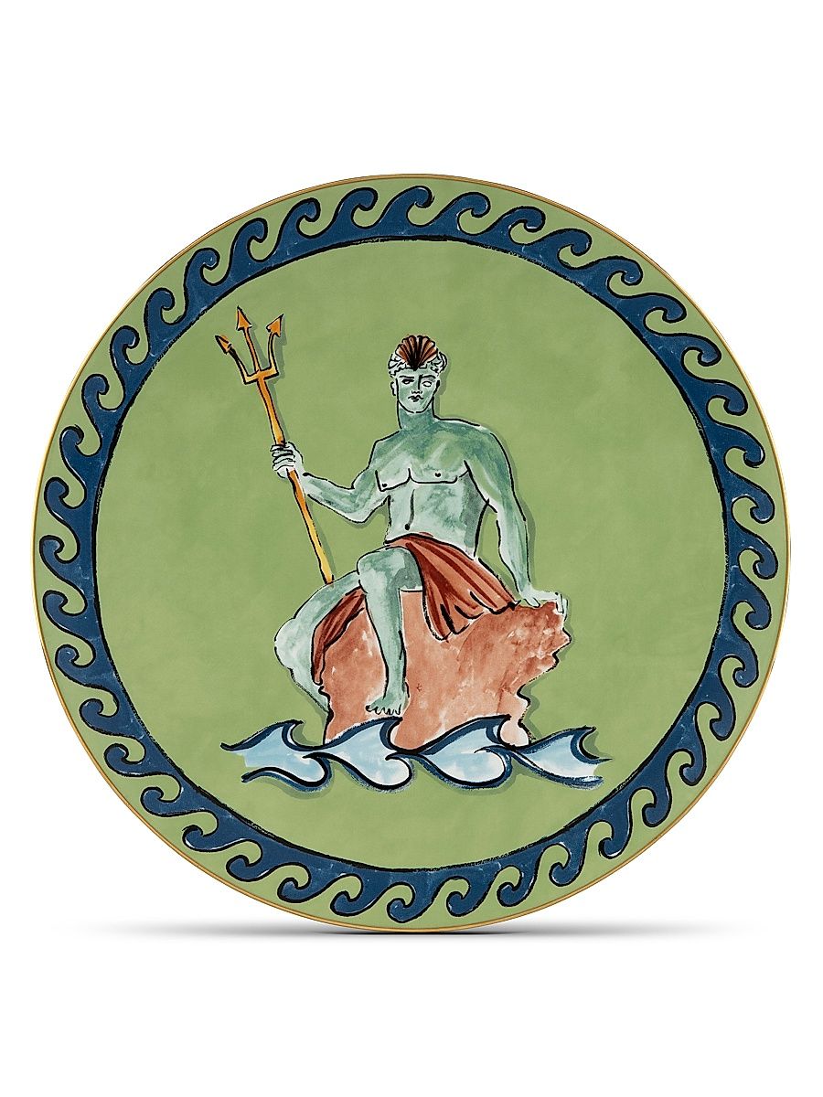 Il Viaggio di Nettuno Charger Plate - Pink