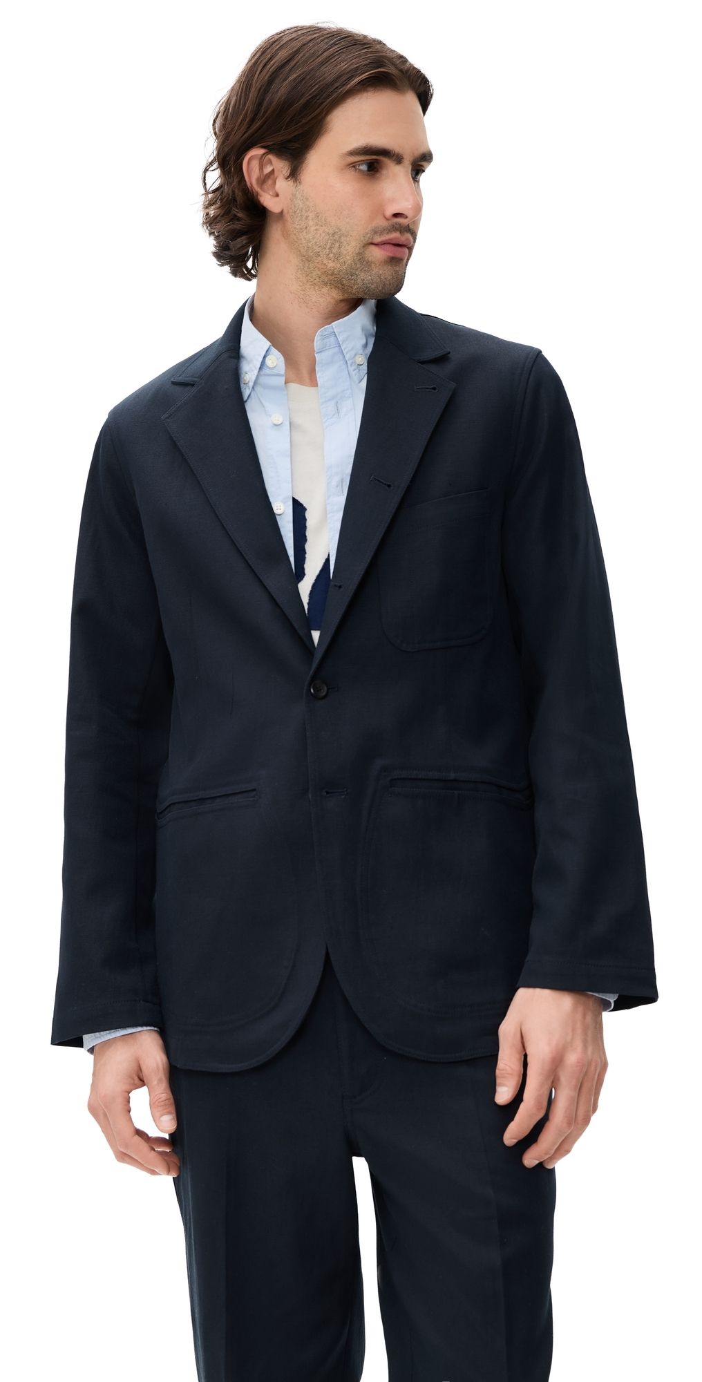 Aaron Levine Workwear Suit Jacket Deep Navy 42