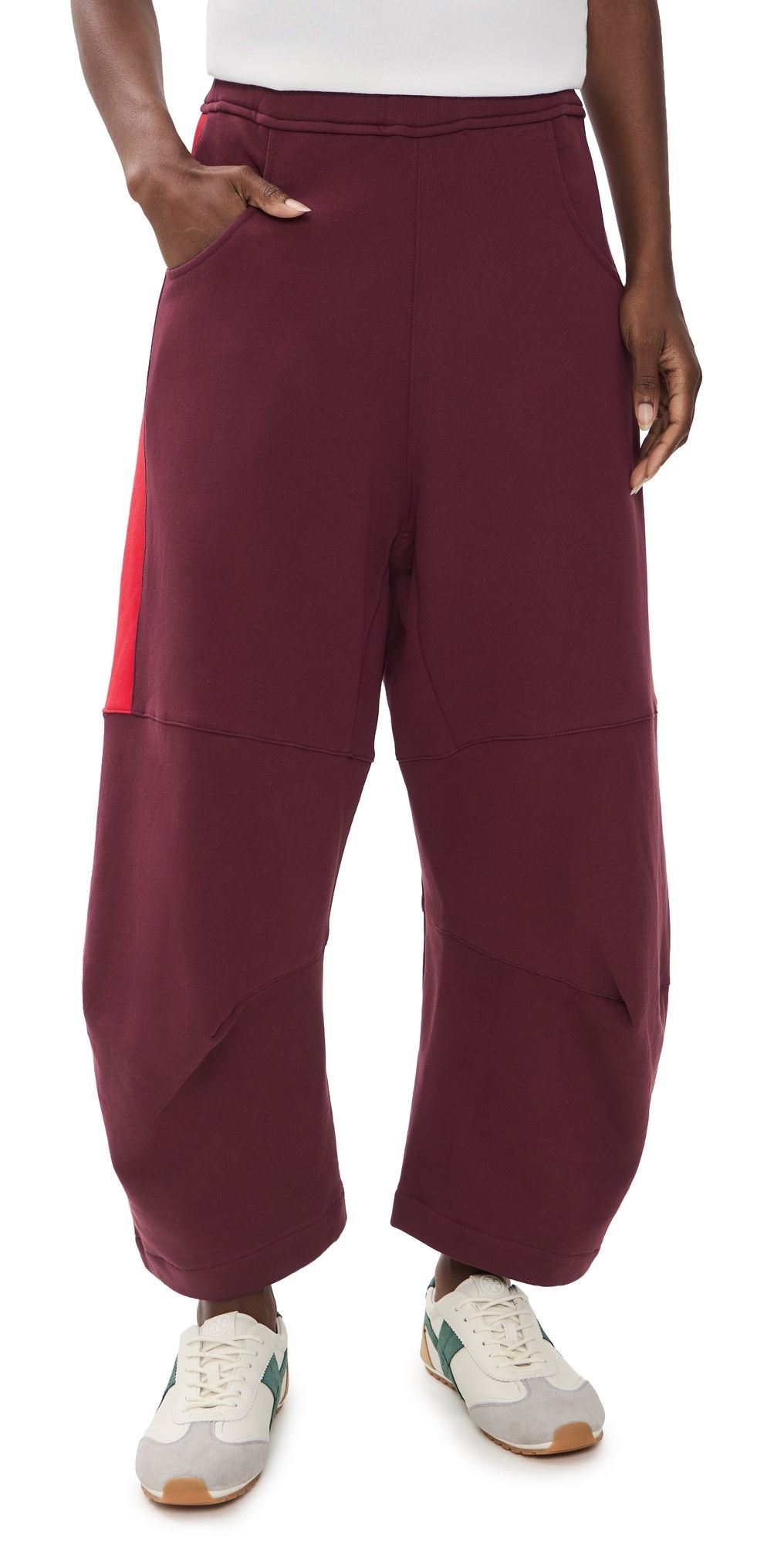 ROUCHA Penn Sport Sweatpants Burgundy Red S
