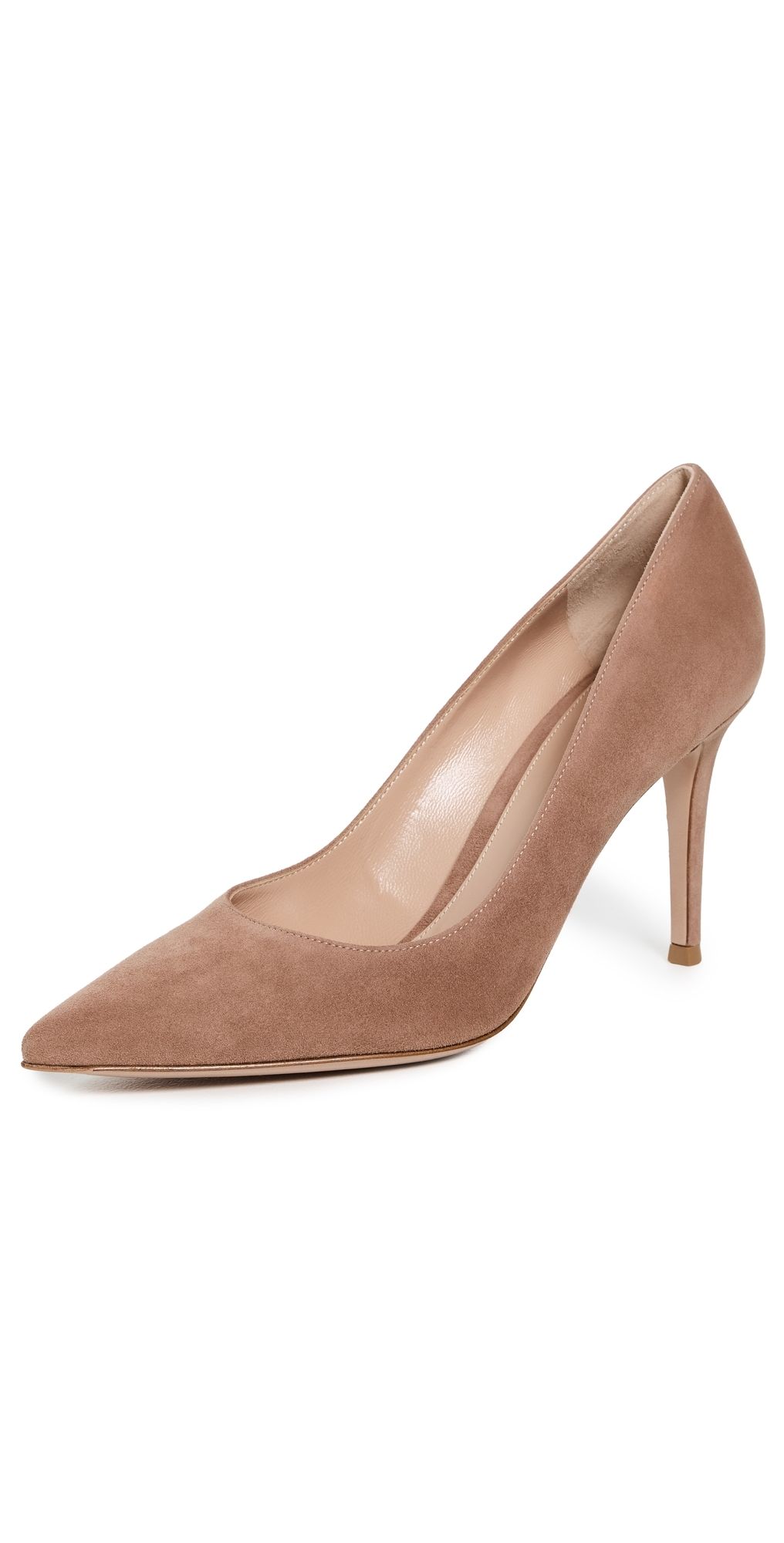Gianvito Rossi Gianvito 85mm Camoscio Pumps Praline 37