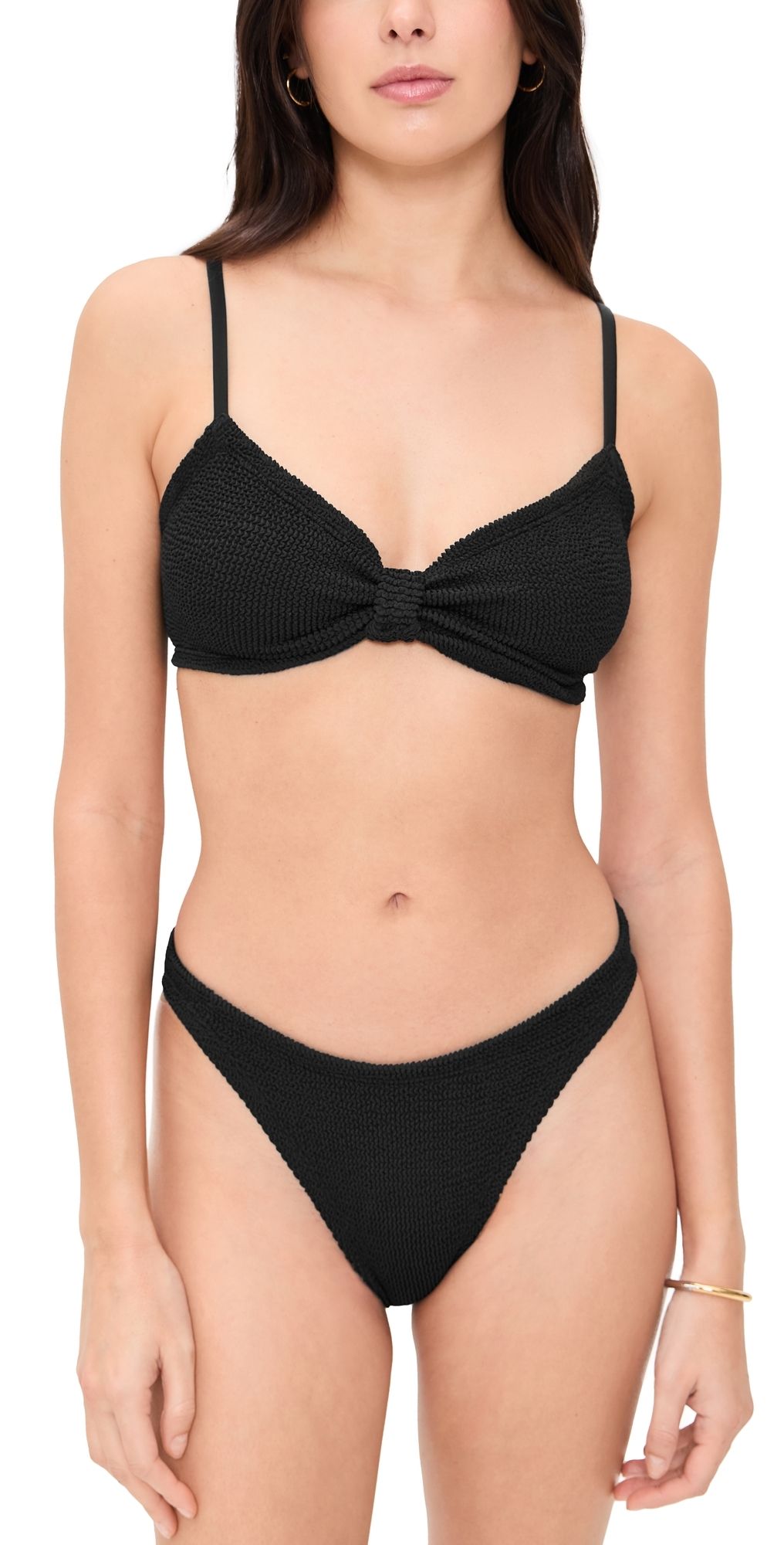 Hunza G Alicia Bikini Set Black One Size