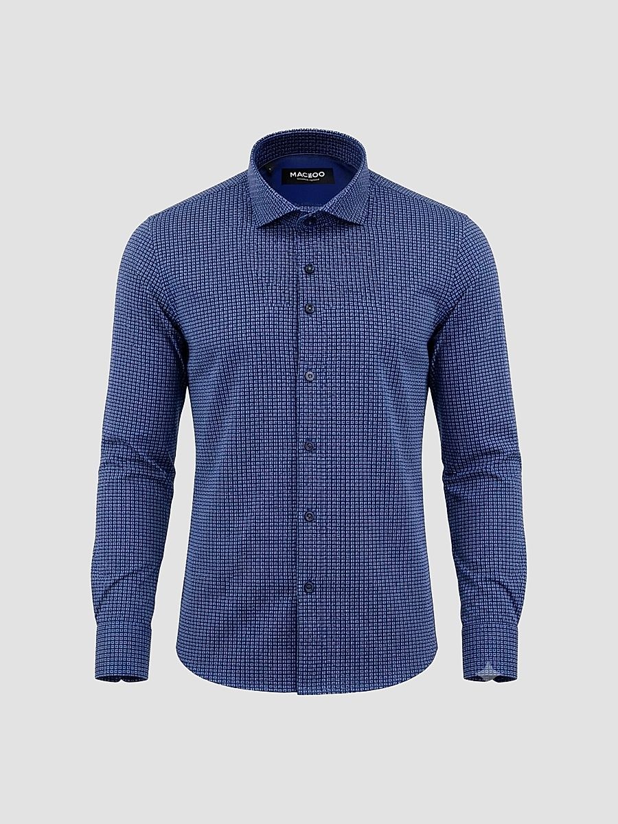 Men's Einstein Stretch Shirt - Blue - Size XL