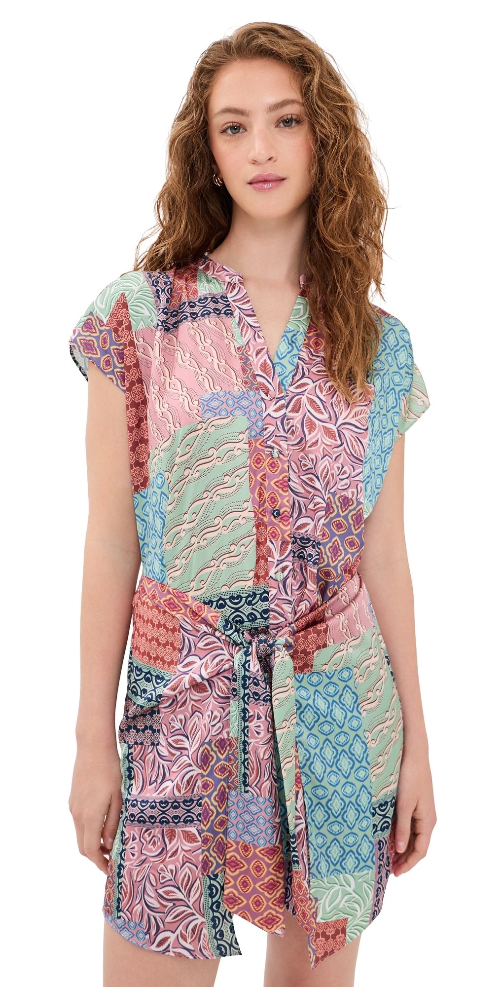 MISA Mika Dress Oasis Patchwork XL