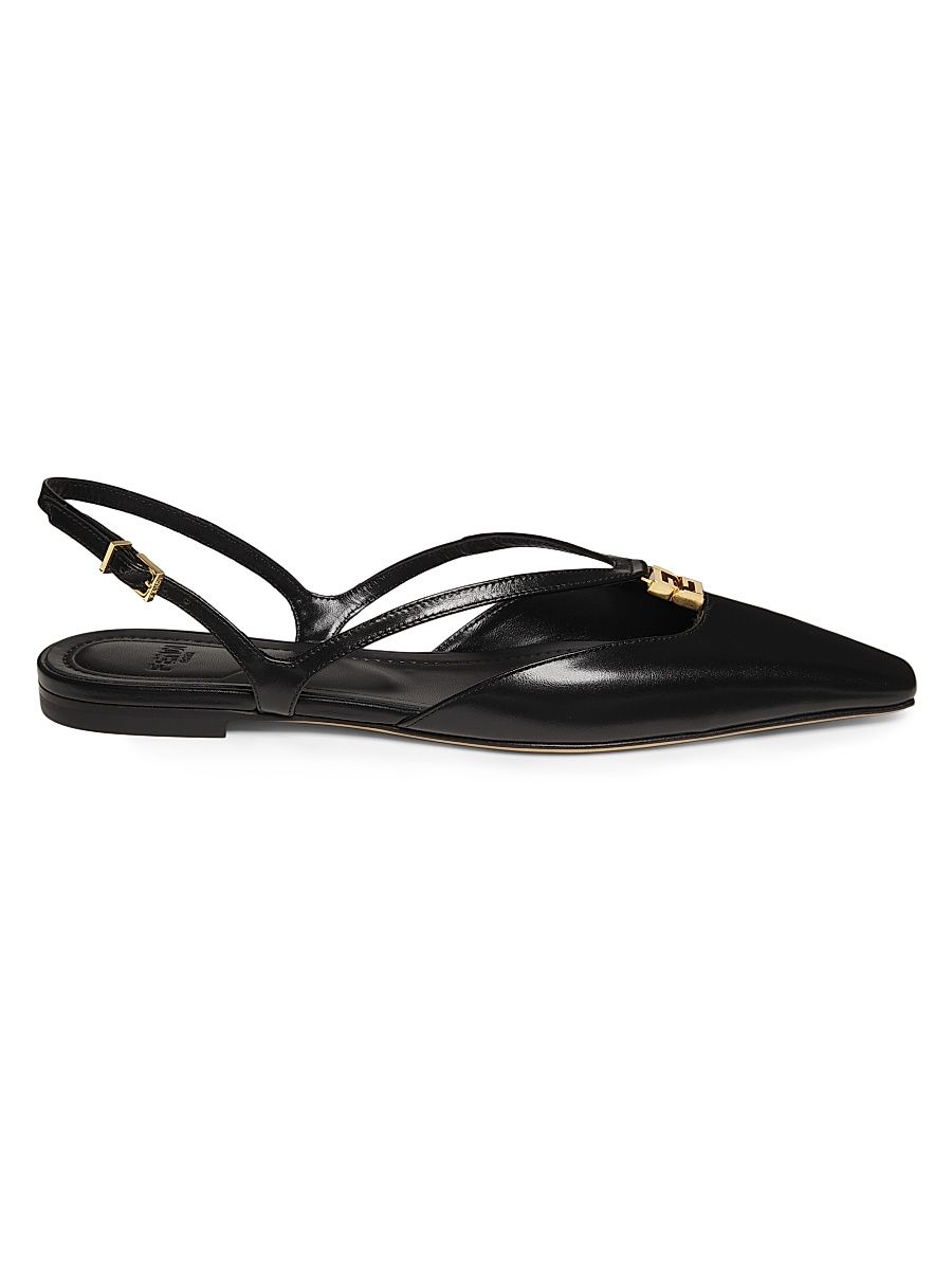 Women's FFold Slingback Flats - Nero - Size 9