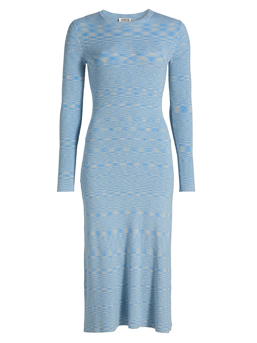Women's Myella Knit Midi-Dress - Arctic Breeze - Size XL