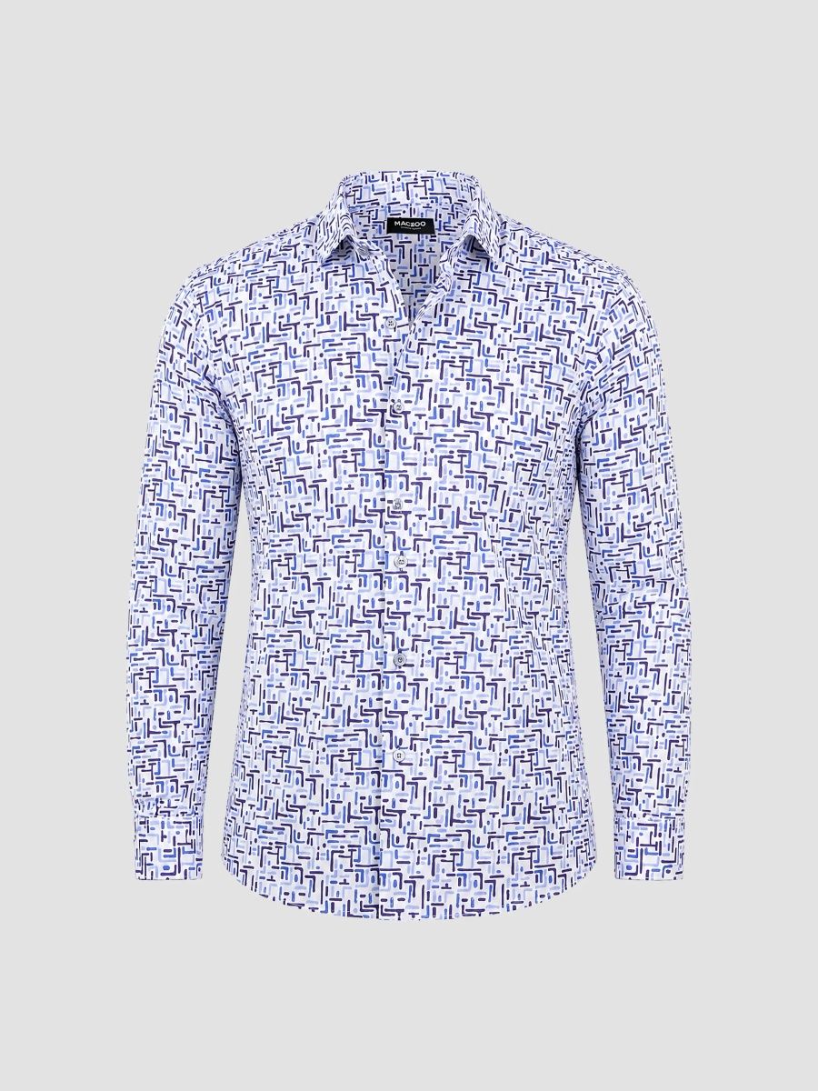 Maceoo Men's Fibonacci Woven Shirt - Multicolor - Size XXXL