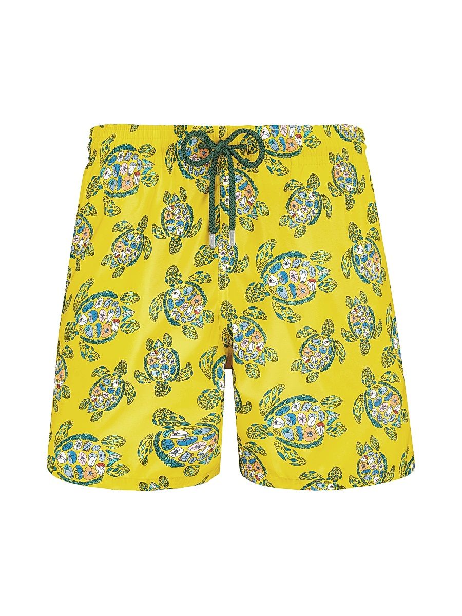 Men's Provencal Turtles Swim Shorts - Soleil - Size Medium