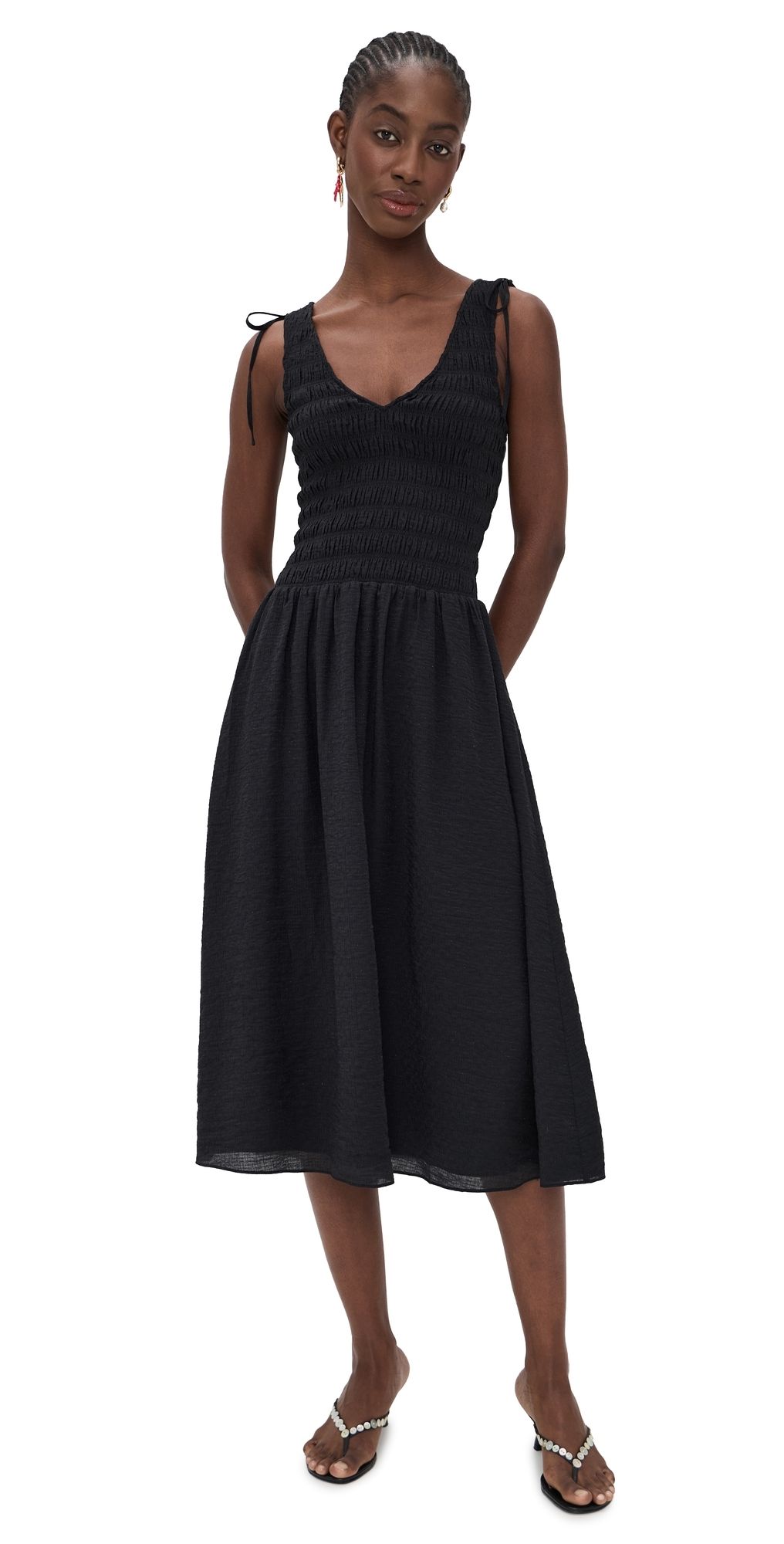 PAIGE Sebastian Dress Black L