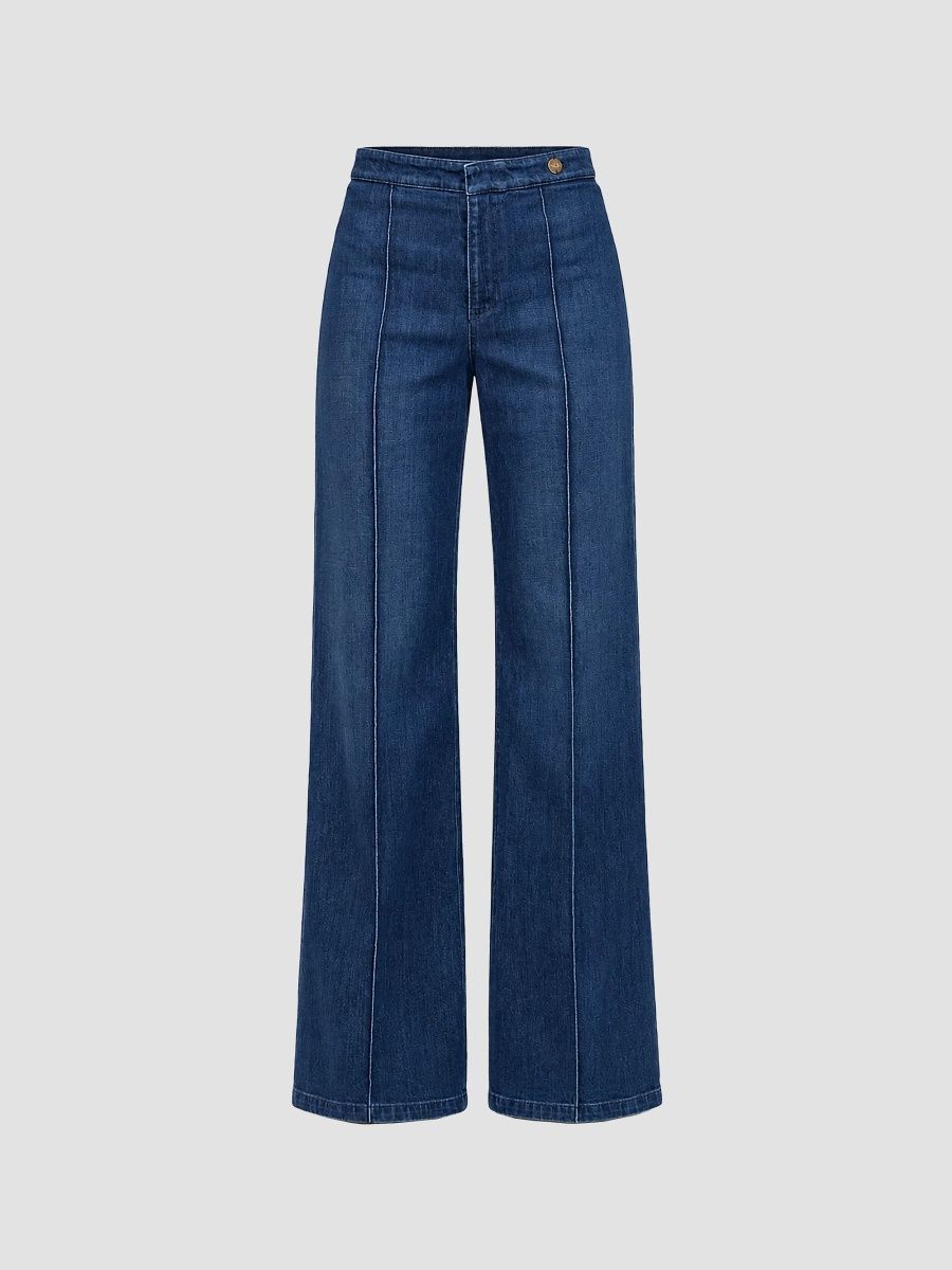 Callas Milano Women's Charly Washed Denim - Indigo - Size 12