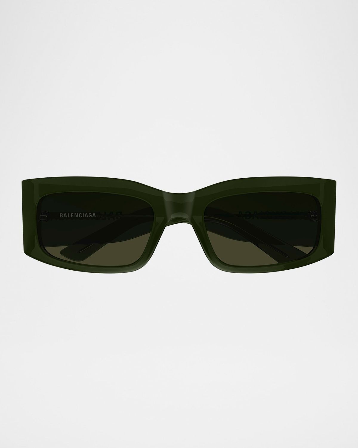 Logo-Print Rectangle Sunglasses