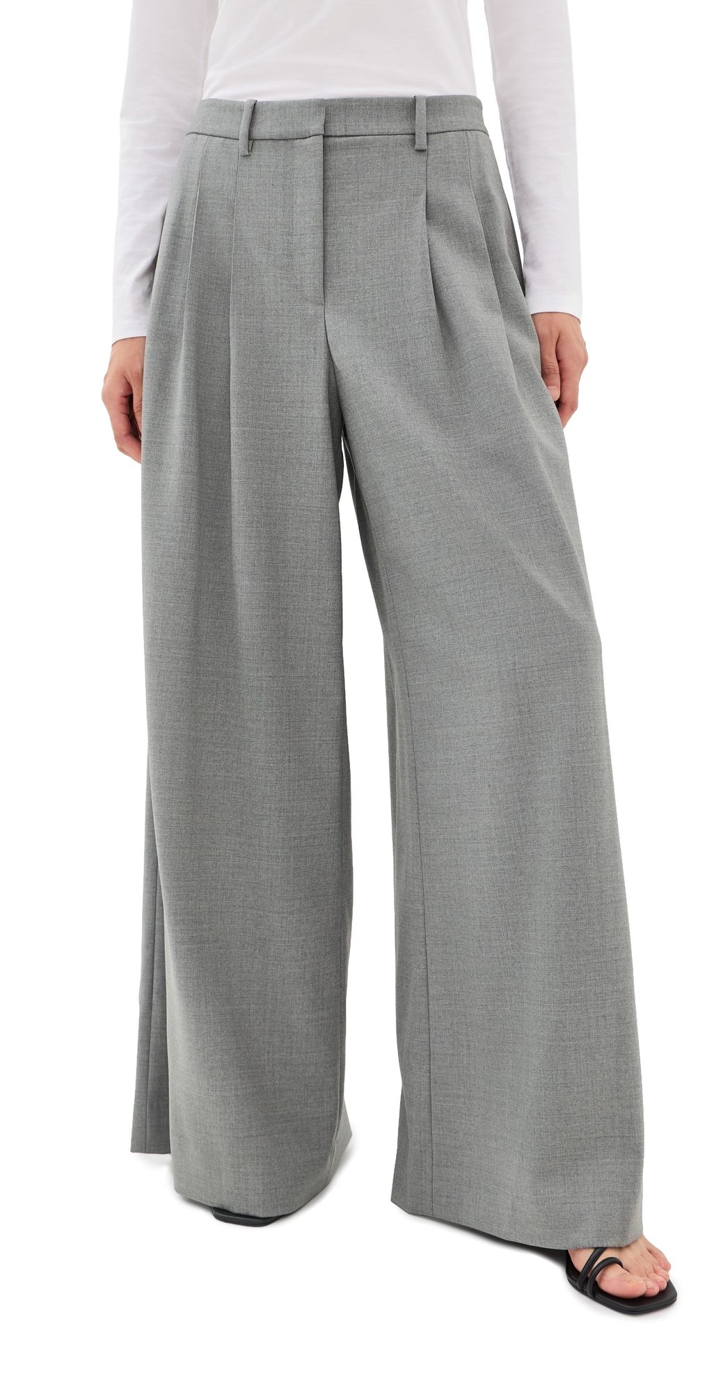 TWP Avery Trousers Medium Heather Grey 4