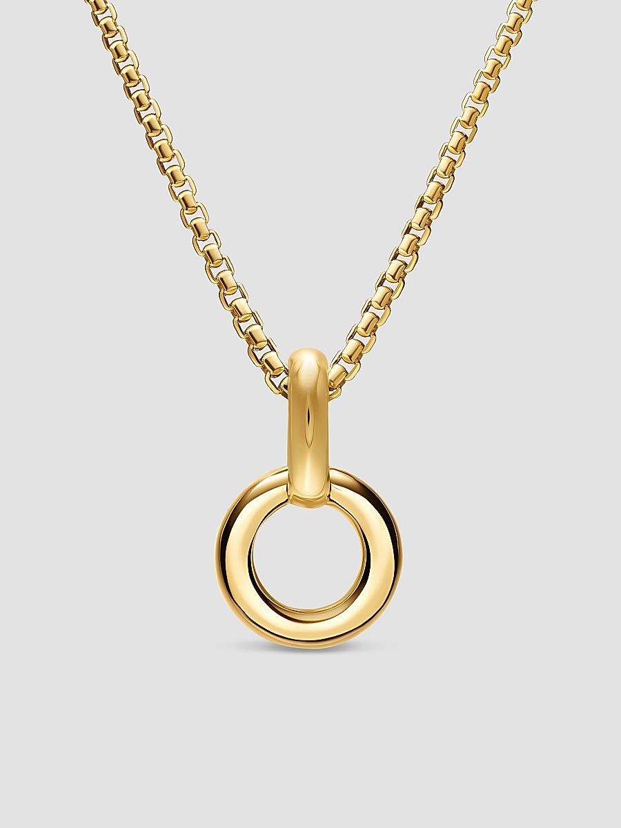 Women's Amulet Holder in 18K Yellow Gold, 20.3MM - Gold