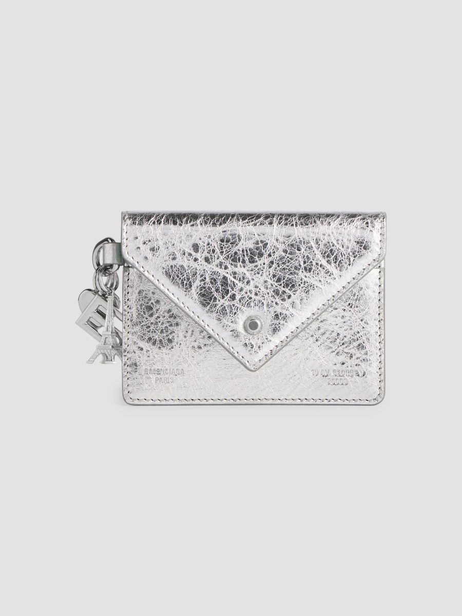 Balenciaga Women's Token Card Holder - Almond