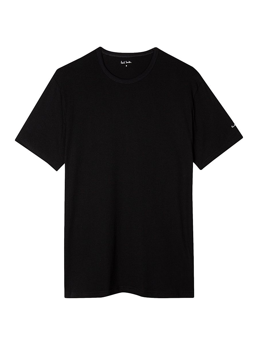 Men's Cotton T-Shirt - Black - Size Small