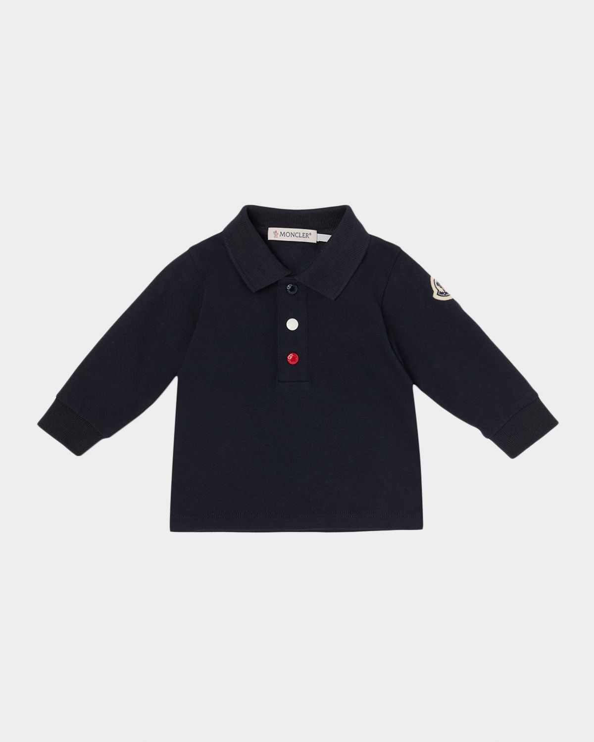 Boy & apos;s Tricolor Cotton Piquet Polo Shirt, Size 6M-3