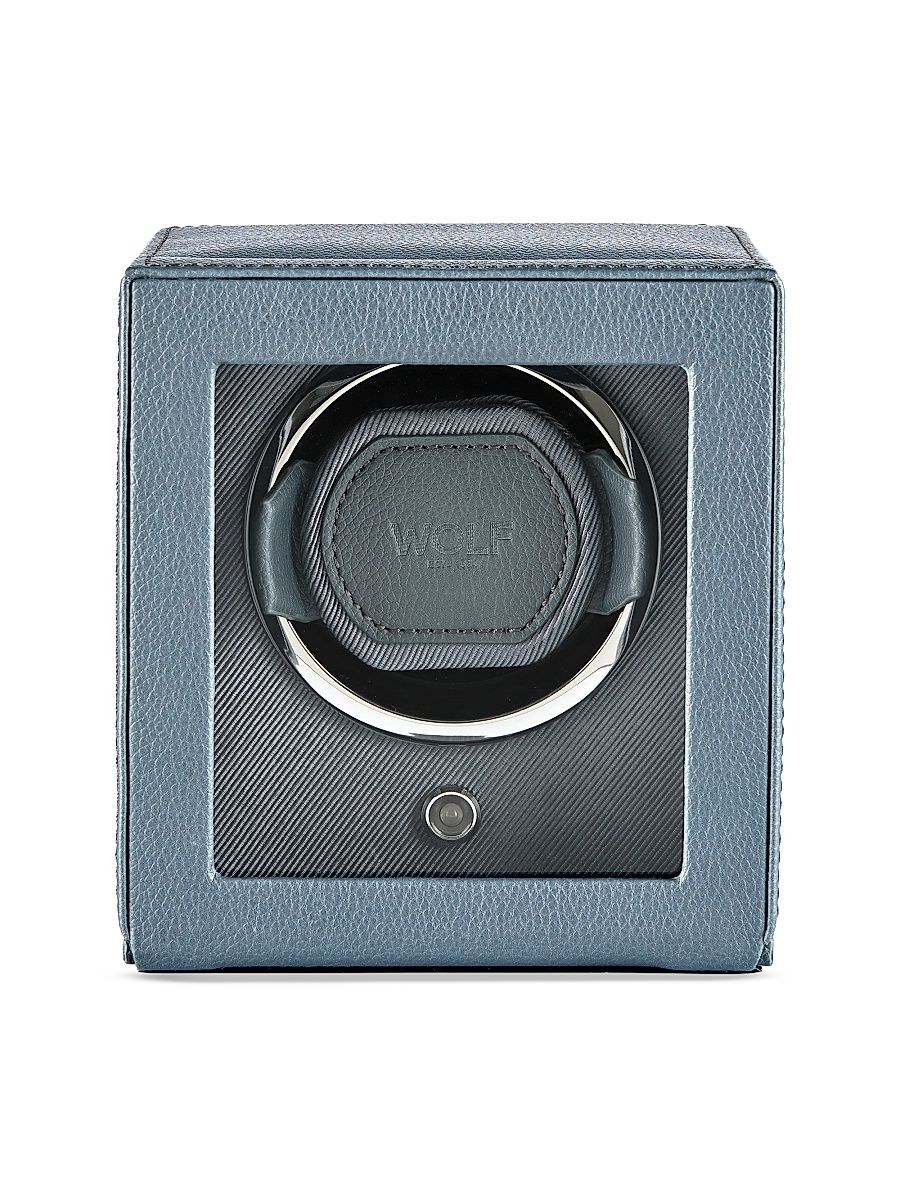 Cub Single Covered Watch Winder - Seltzer Teal Mint