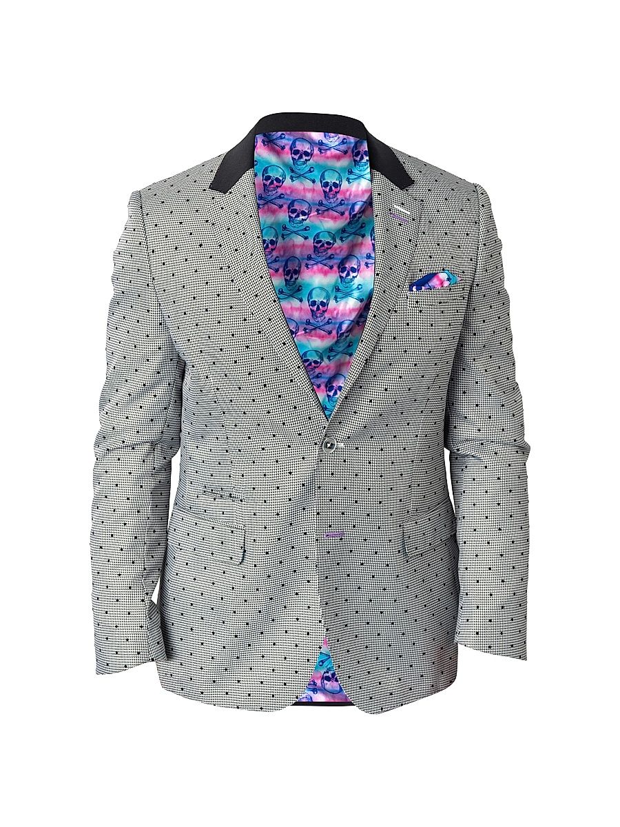 Men's Blazer - Grey - Size Medium