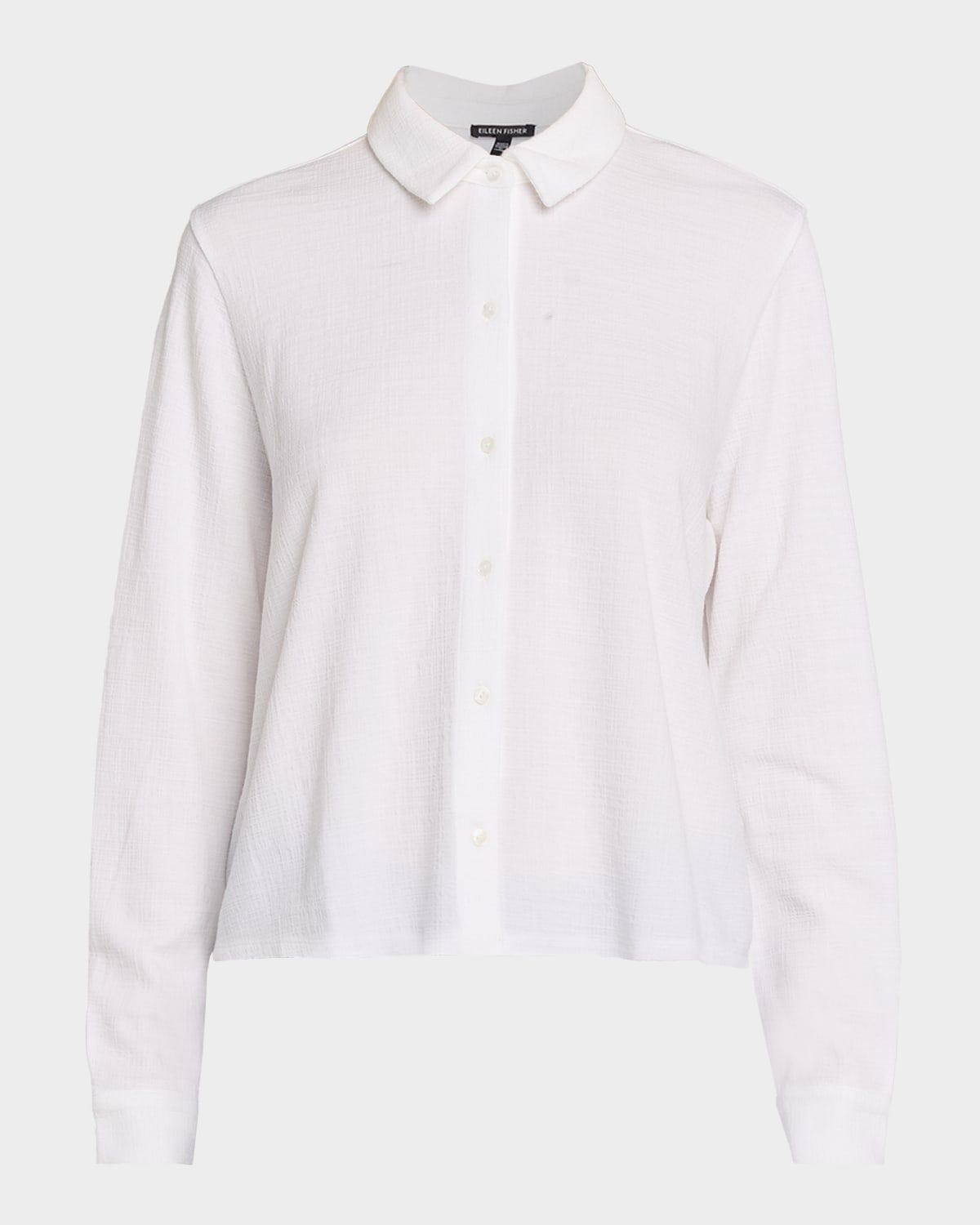 Textural Button-Down Shirt