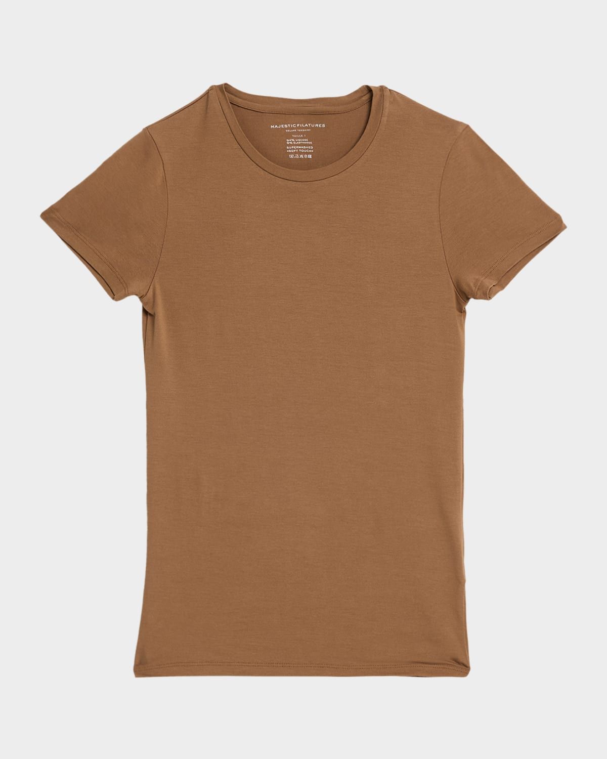 Soft Touch Short-Sleeve Crewneck T-Shirt