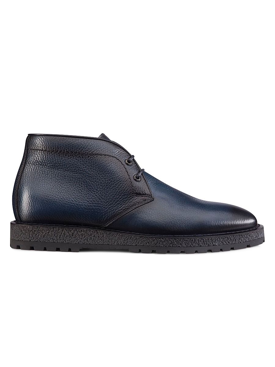 Men's Refined Ankle Derby Boots - Blue - Size 12