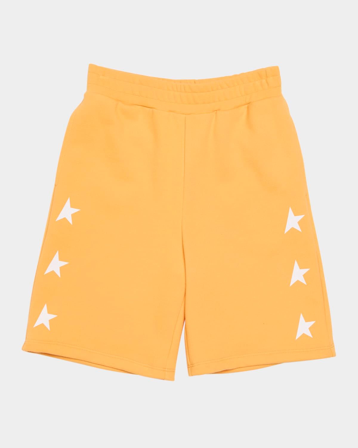 Boy & apos;s Star-Printed Wide Leg Shorts, Size 4-10