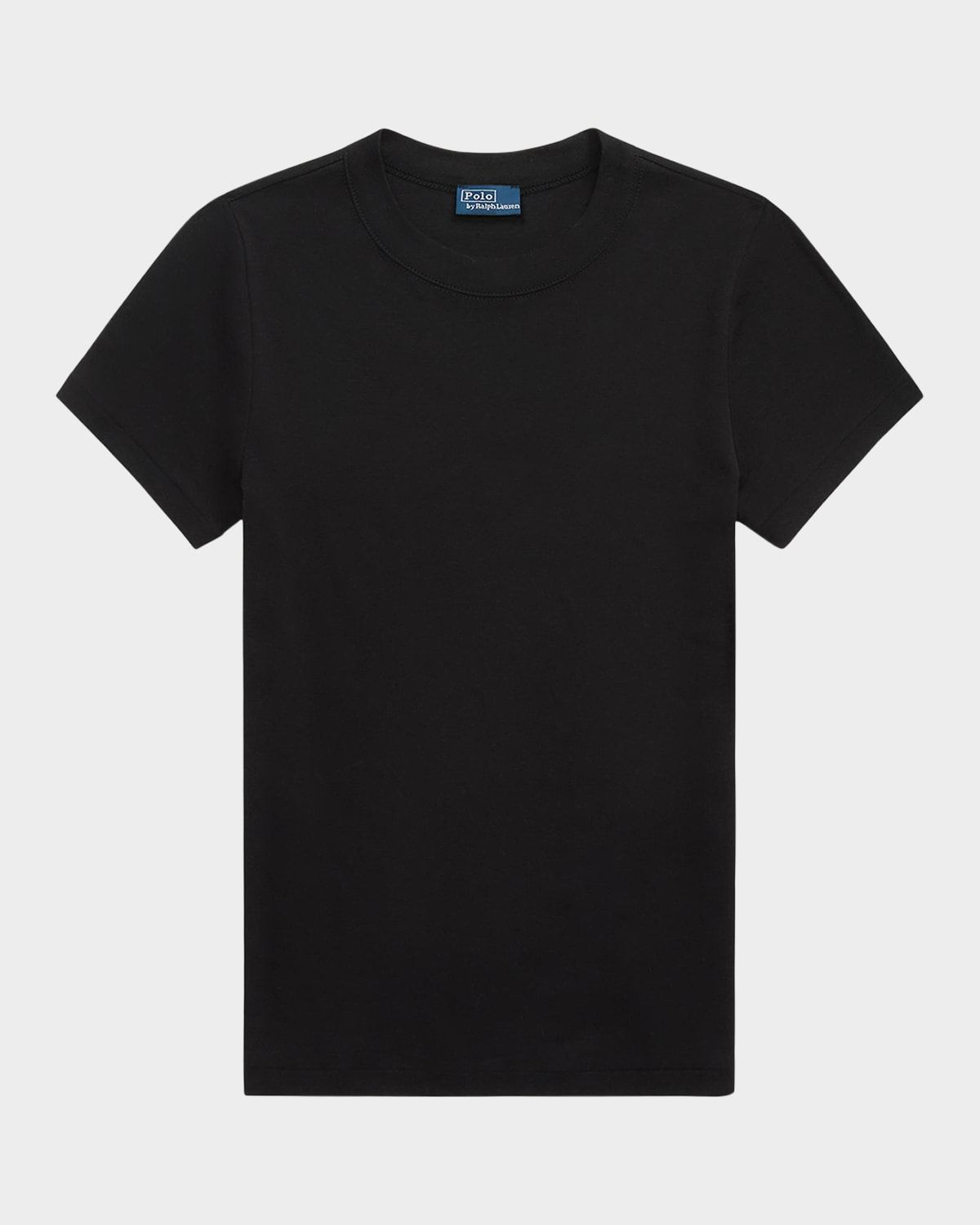 Slim Fit Ribbed Cotton Tee