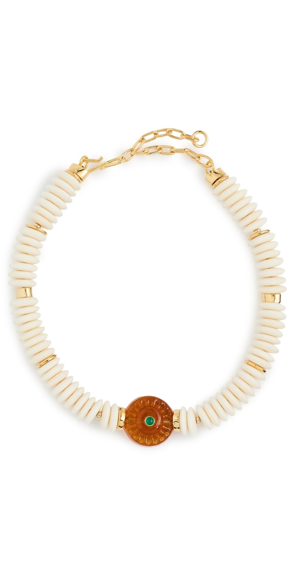 Lizzie Fortunato Marisol Collar White One Size