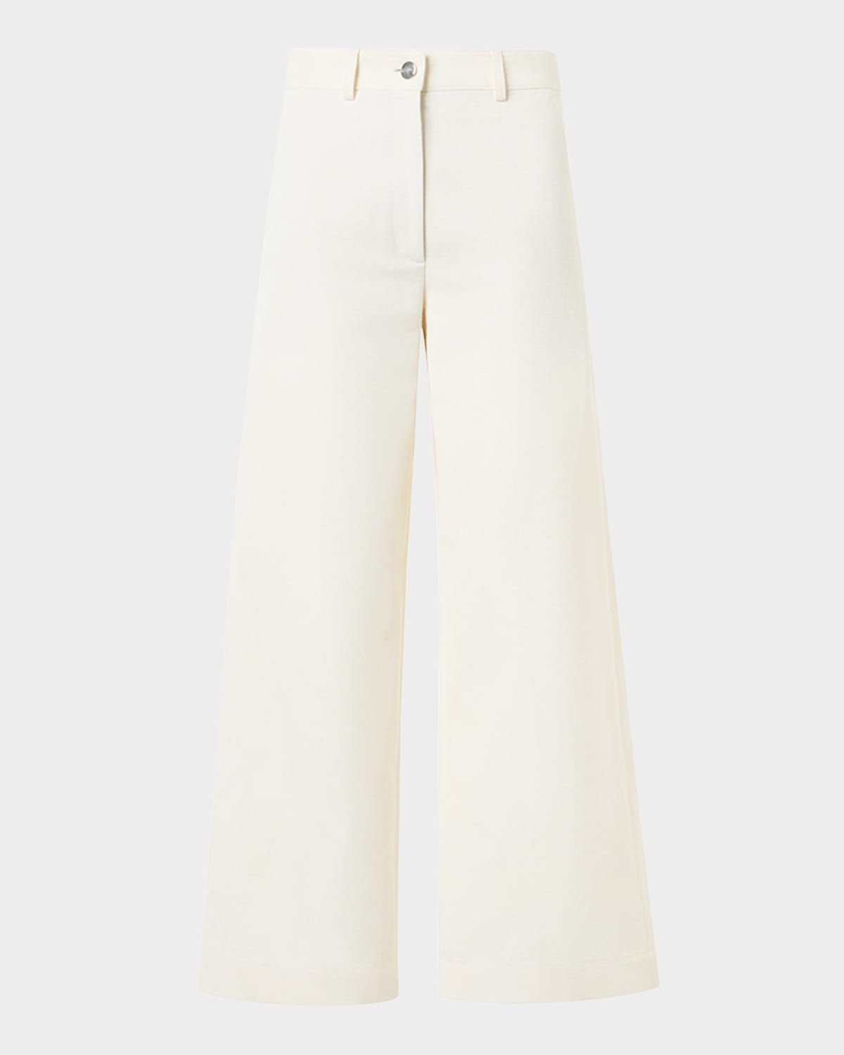 Finn Cotton-Linen Gabardine Wide-Leg Pants