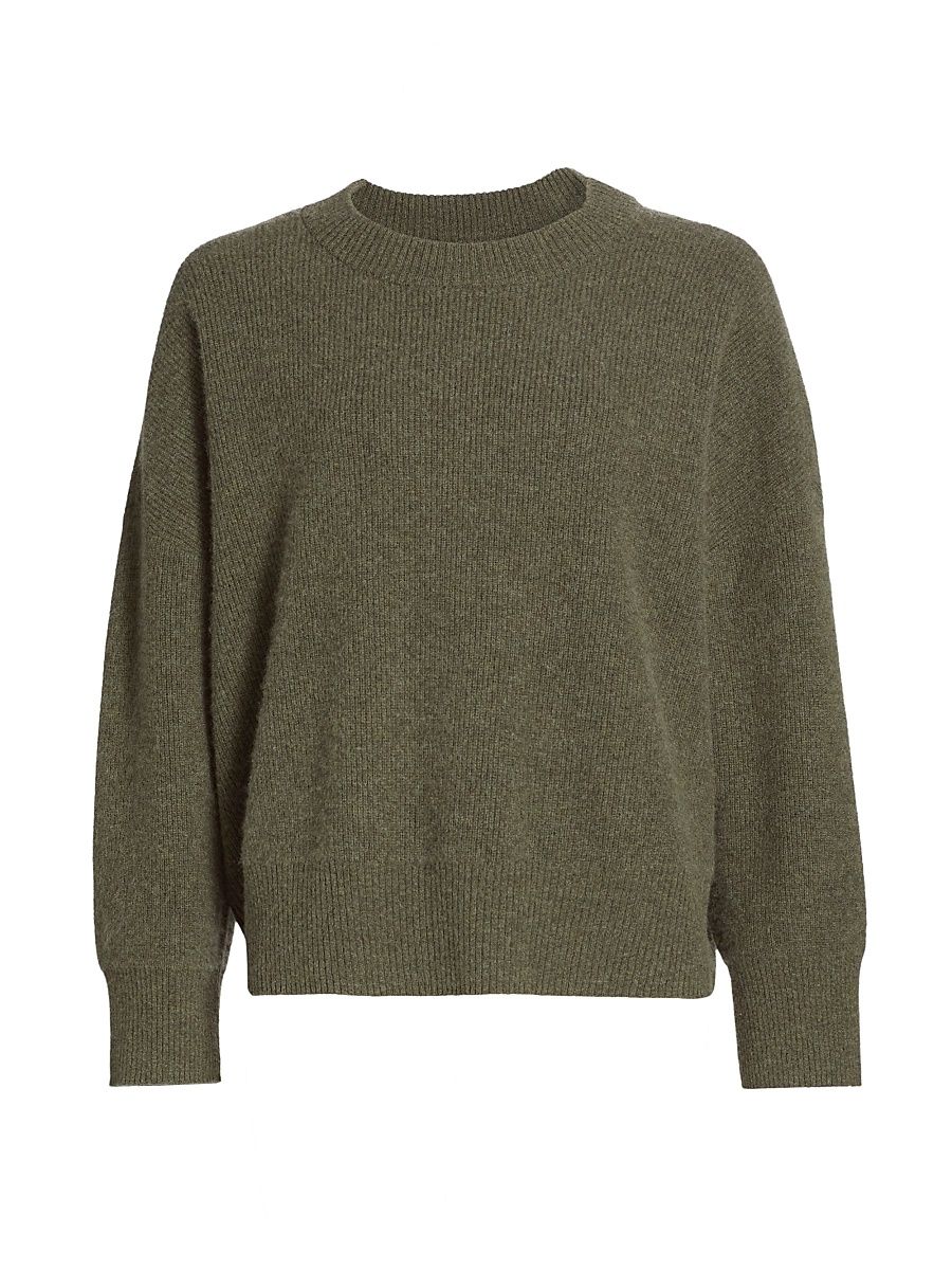 Women's Alfie Cashmere Crewneck Sweater - Loden - Size Small