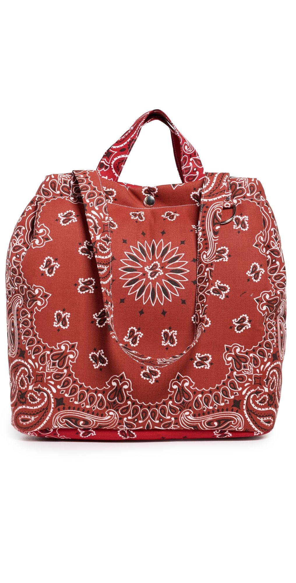 Call It By Your Name Maxi Bandana Tote Bag Vintage Red/Real Red One Size