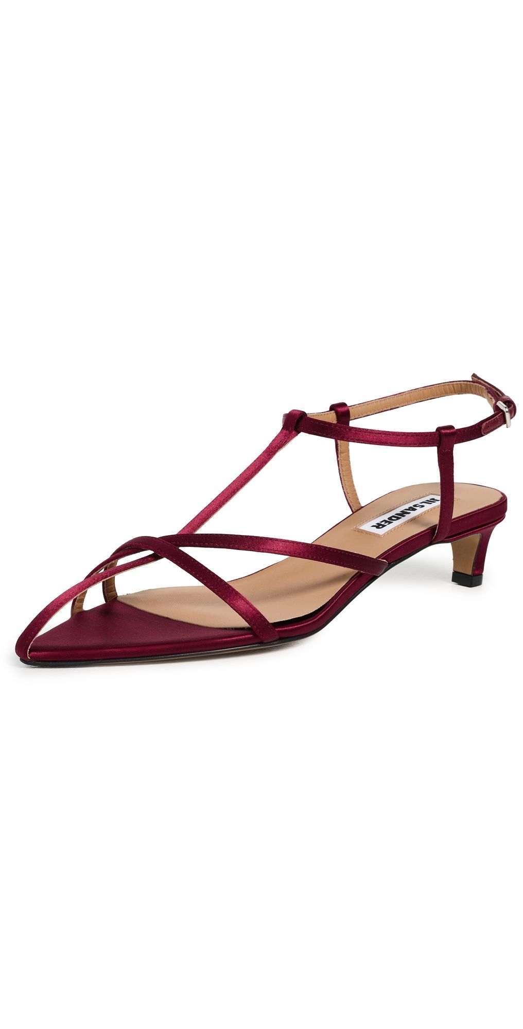 Jil Sander Cage Sandals Cherry 40