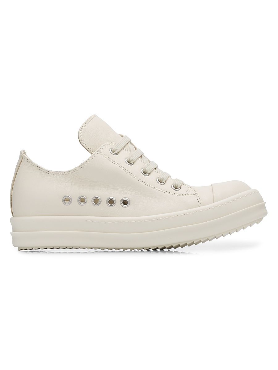 Women's Extreme Leather Low-Top Sneakers - Milk - Size 9.5